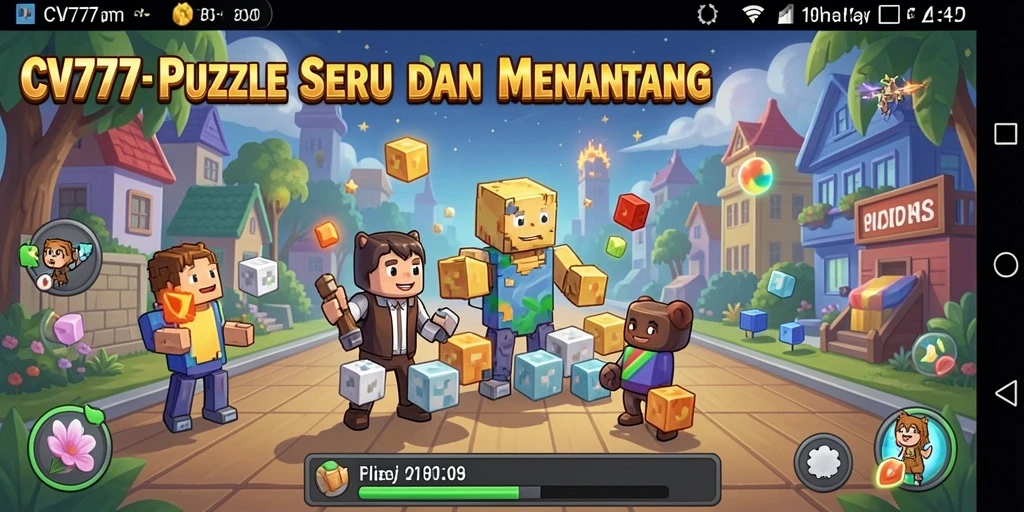 Screenshot gameplay CV777 yang menunjukkan tantangan Puzzle yang seru.