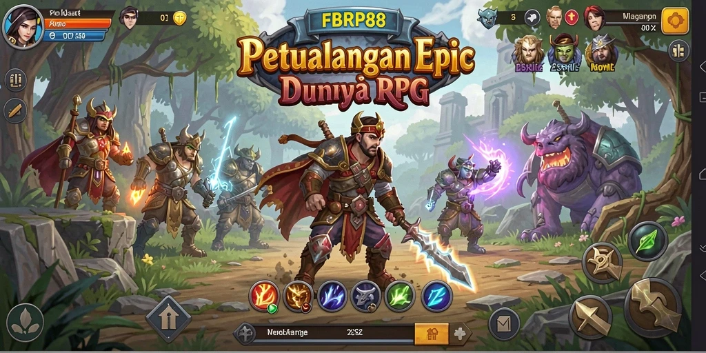 Gameplay RPG yang seru dan mendebarkan di FBRP88.