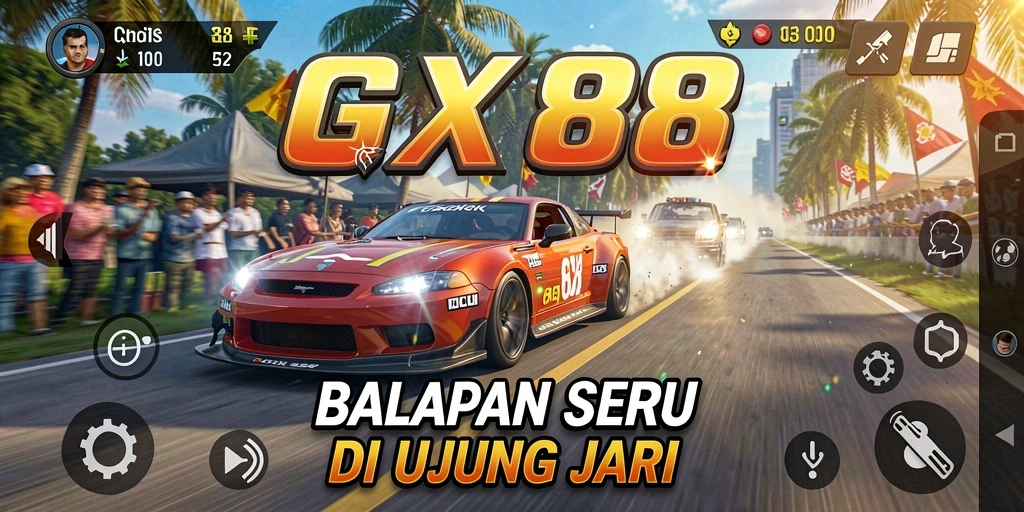 Tampilan gameplay GX88 yang menegangkan dan penuh aksi.