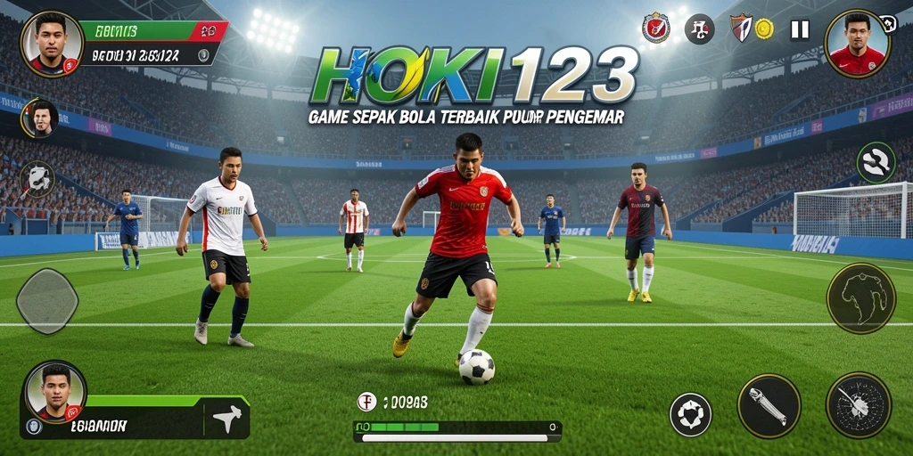 Tampilan gameplay HOKI123 yang menegangkan dan seru dari lapangan.