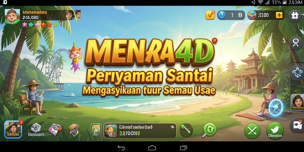 Tampilan menara yang dibangun dengan gameplay Casual yang menyenangkan.