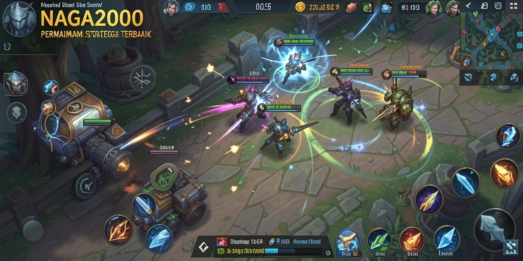 Tampilan gameplay NAGA2000 dengan strategi mendalam.