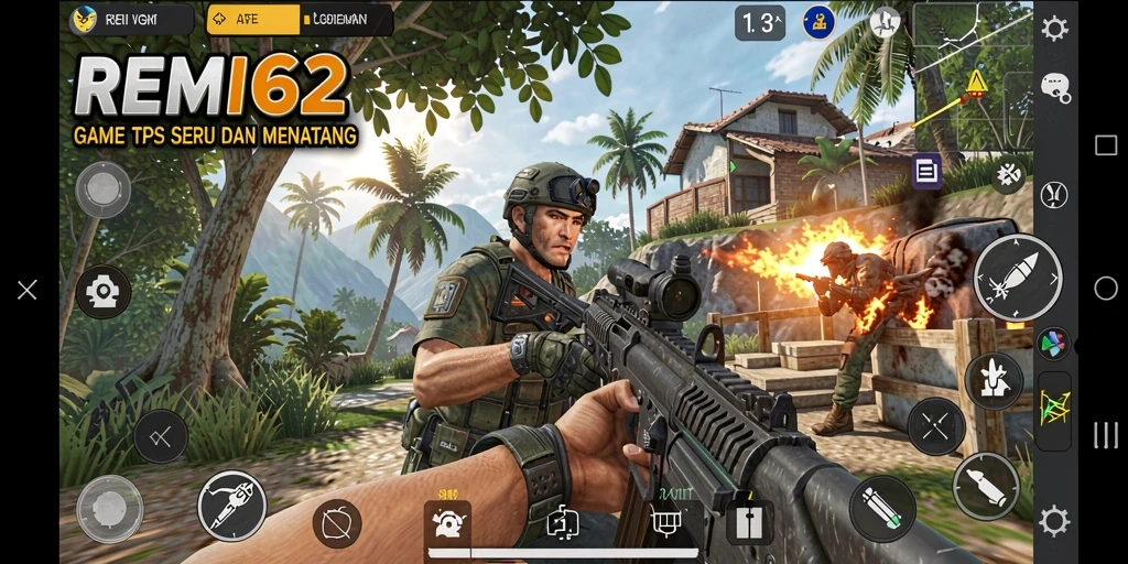 Gameplay REMI62 yang menegangkan dan penuh aksi.