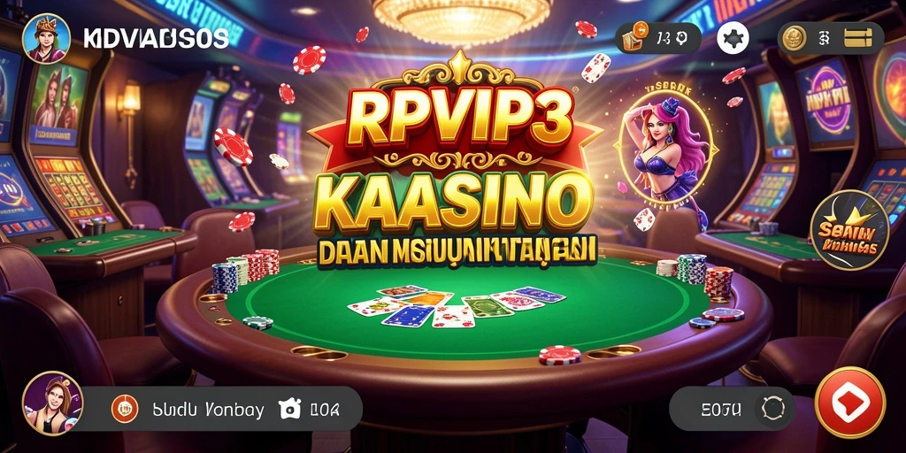 Tampilan menarik gameplay RPVIP3 saat bermain kasino.