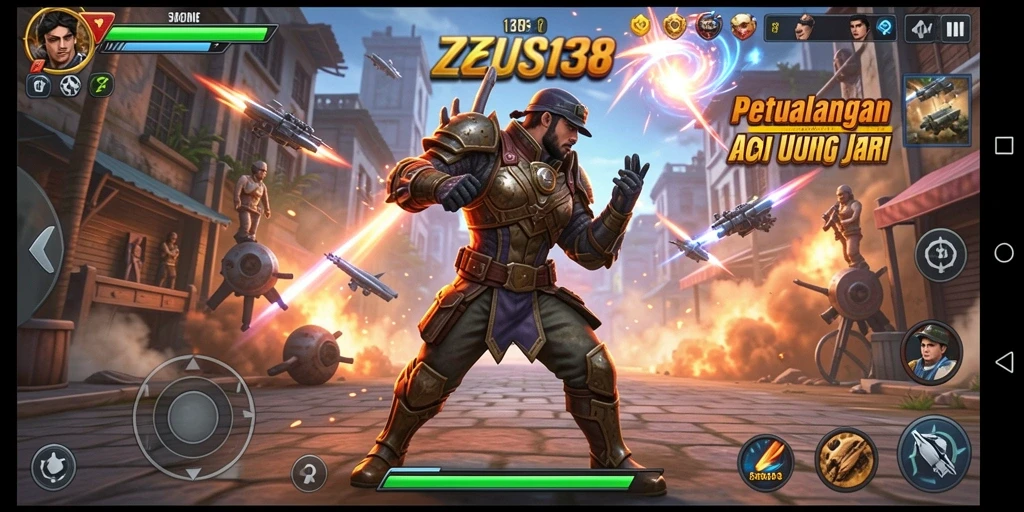Tampilan gameplay yang mendebarkan dalam ZEUS138.
